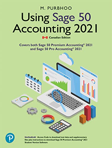 Using Sage 50 Accounting 2021 (Canadian Edition) - Original PDF